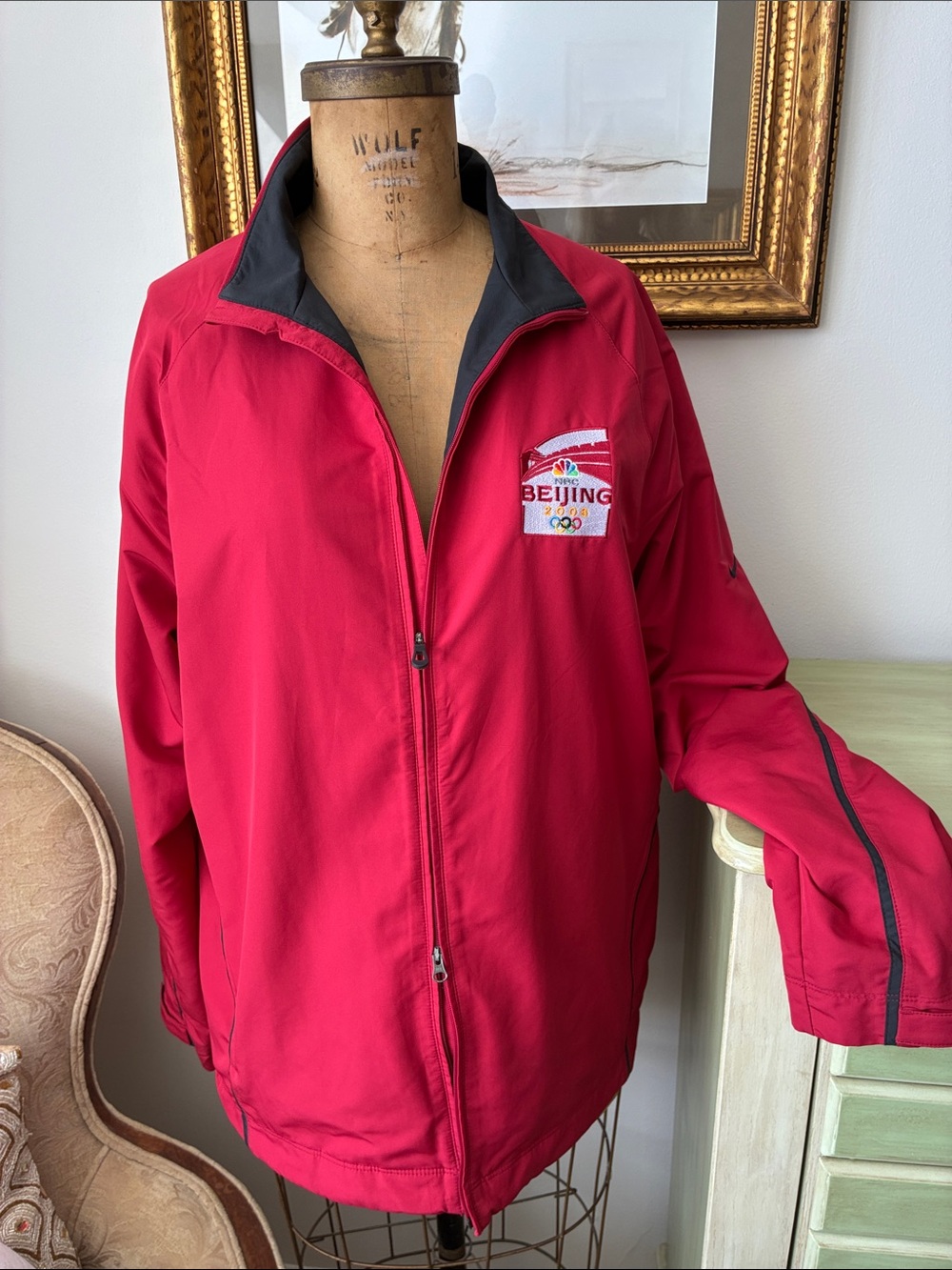 2008 Beijing Olympic Red golf Jacket - Nike